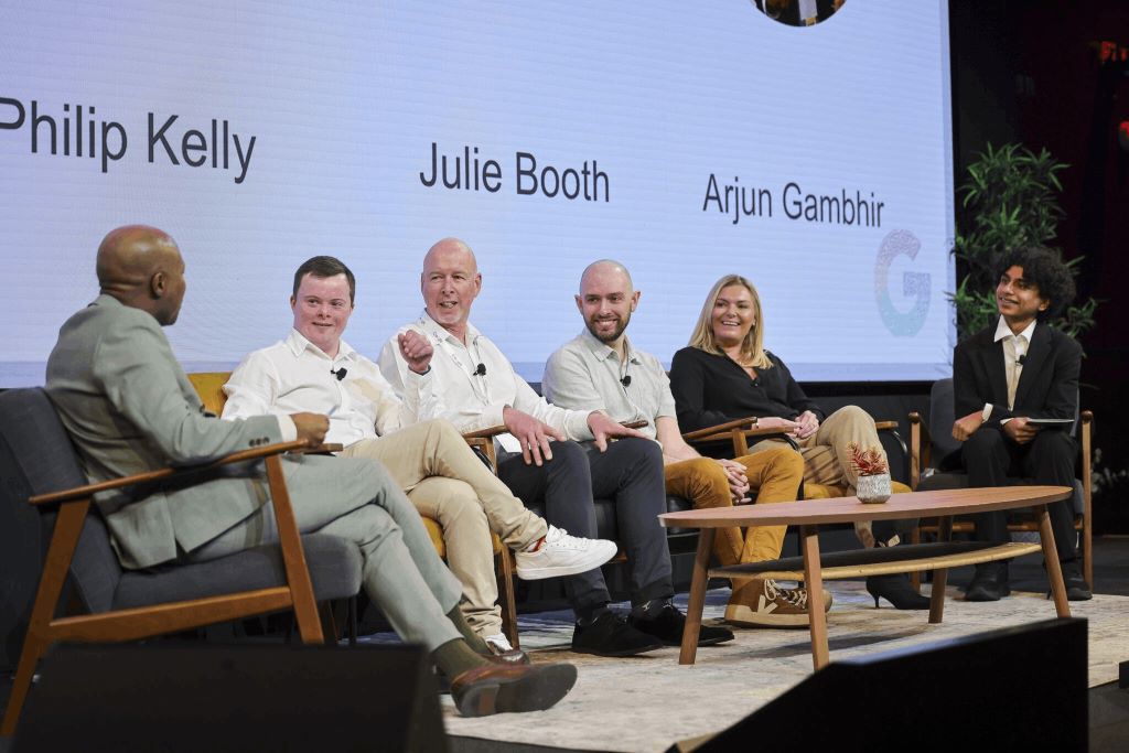 Google AI in Community panel discussion close-up