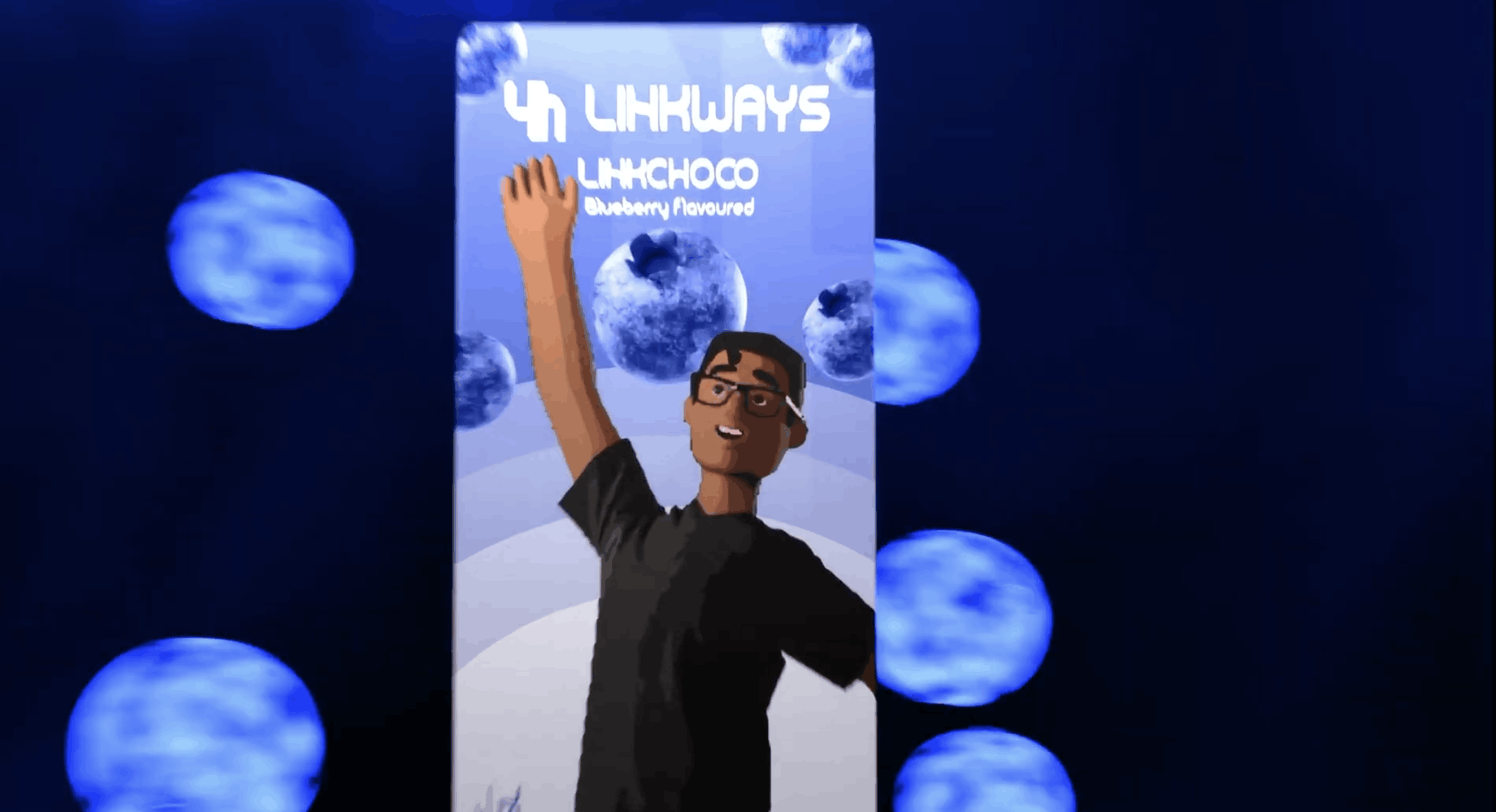 Linkways blueberry chocolate animation still