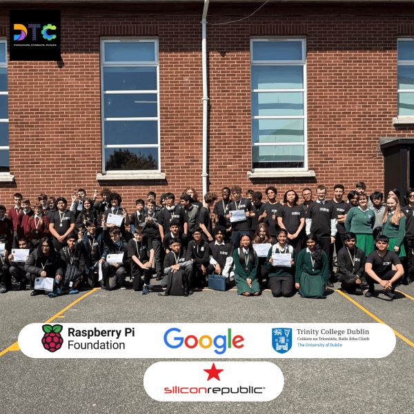 Dublin Tech Circuit cohort group photo with supporter logos