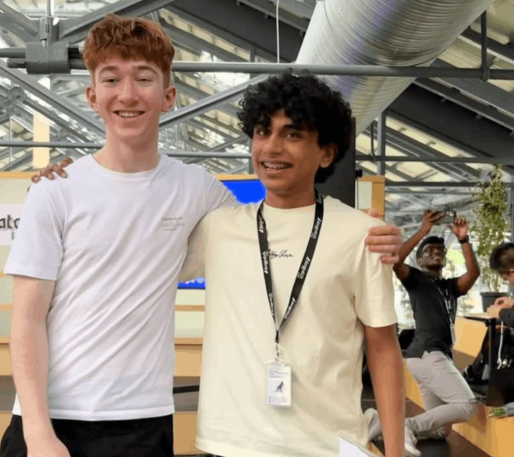 Shane and Arjun together at Dogpatch Labs